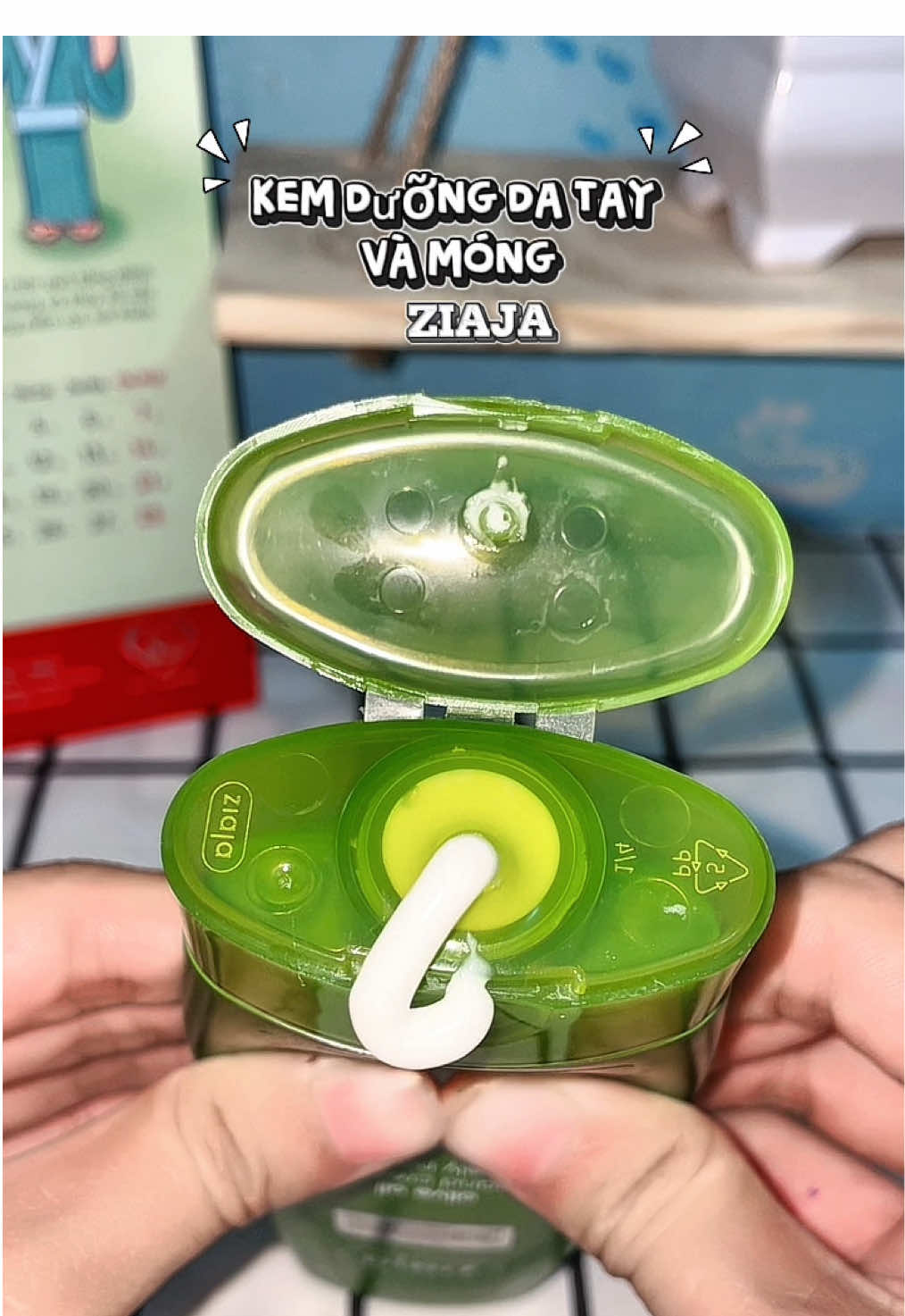 Kem dưỡng da tay và móg ZIAJA, công dụng cấp ẩm, làm mịn da, giảm tình trạng gảy móg, bảo vệ móg chắc khỏe, xịn lắm luôn á, sd thử ik ok lắm #duongda#ZIAJA#xuhuong