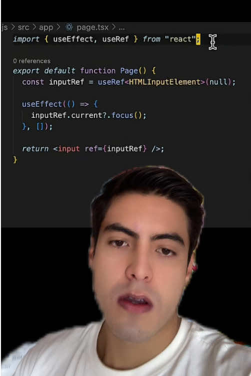 useRef para referenciar elementos del DOM