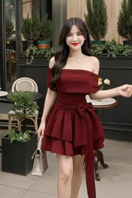 Váy Trễ Vai Phối Nơ Thiết Kế Nữ Tôn Dáng ( kèm quần rời)#vayxinh #vaytrevai #vaydutiecsangchanh #vayditiec #vayxinhmoingay 