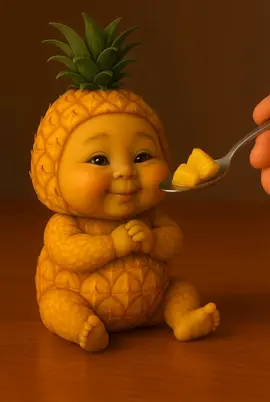 Woopsie 🥰 #themunchiebunchies #trending #asmr #aibaby #cutefruitbaby 