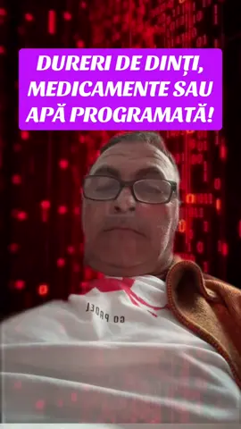 Dureri de Dinți Medicamente sau Apa Programată! #diasporaconcept #AIDiasporaConcept #diasporaconceptsrl 