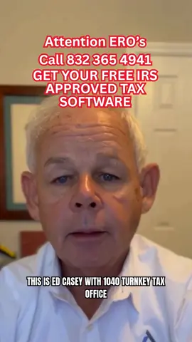 Attention ERO's Call 832 365 4941. #Free #software #tax #freesoftware #taxpreparer #fyp #foryou #fyppp #foryoupage #irs #irsapproved #taxservice #irstax #tiktok #taxtok #taxnews #viral #trending #trend #trendingnow #viralpost #accountant #salesagent #money