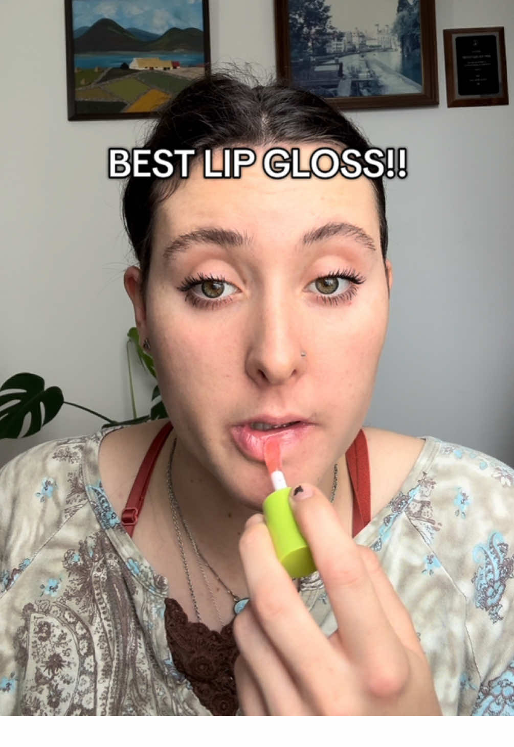Thank you @Hala_family and @halaـfamily for the lip gloss recommendation !! NYX Fat Lip Oil is seriously so glossy and amazing #nyxcosmetics #lipgloss #GRWM #fyp #trending 