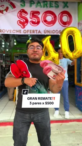 PROMOCIÓN!! 3 pares de zapatos x $500 pesos‼️ #oaxaca #oaxacamexico #promociones #zapateria #descuentos @Lizbeth Vásquez @Chelito Nove 