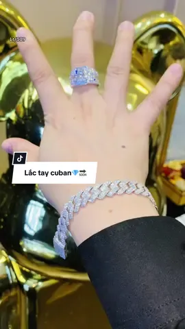 Mẫu lắc tay cuban đính full kim cương thiên nhiên loại xuất sắc #tamluxury #diamond #jewelry #lactay #kimcuong 