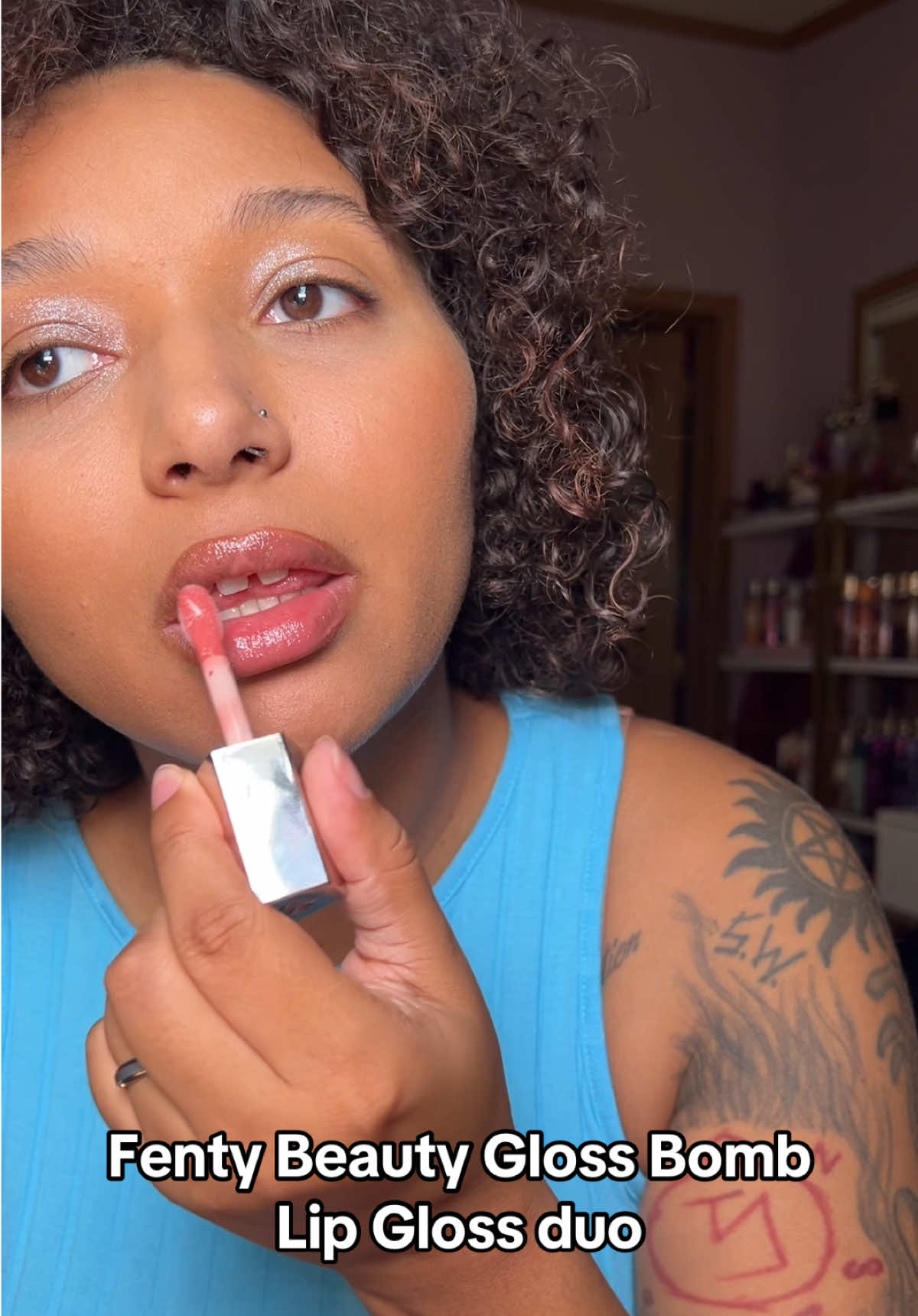Fenty Beauty Gloss Bomb Lip Gloss duo @Fenty Beauty #fentysuperbrandday #fentybeauty #fentynewarrivals #lipcombo #lipgloss 
