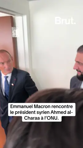 Emmanuel Macron rencontre le président syrien Ahmed al-Charaa à l’ONU.