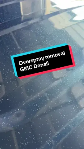 🚨 Overspray Rescue at Detail Tony 🚨 This GMC Denali came in covered in hard paint overspray. A body shop quoted the owner over $5,000 for repainting. At Detail Tony, we safely removed the overspray, corrected the paint, and protected the finish — all while saving him thousands of dollars. Factory shine restored ✅ Thousands saved ✅ Another happy customer ✅ #DetailTony #OversprayRemoval #PaintCorrection #CeramicCoating #DallasDetailing     
