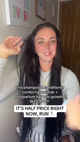 The best shampoo + conditioner for hair growth 👏🏼 I just restocked while it’s on sale!! Run run run  #fypシ #hair #hairgrowth #hairgrowthtips #justgirlythings 