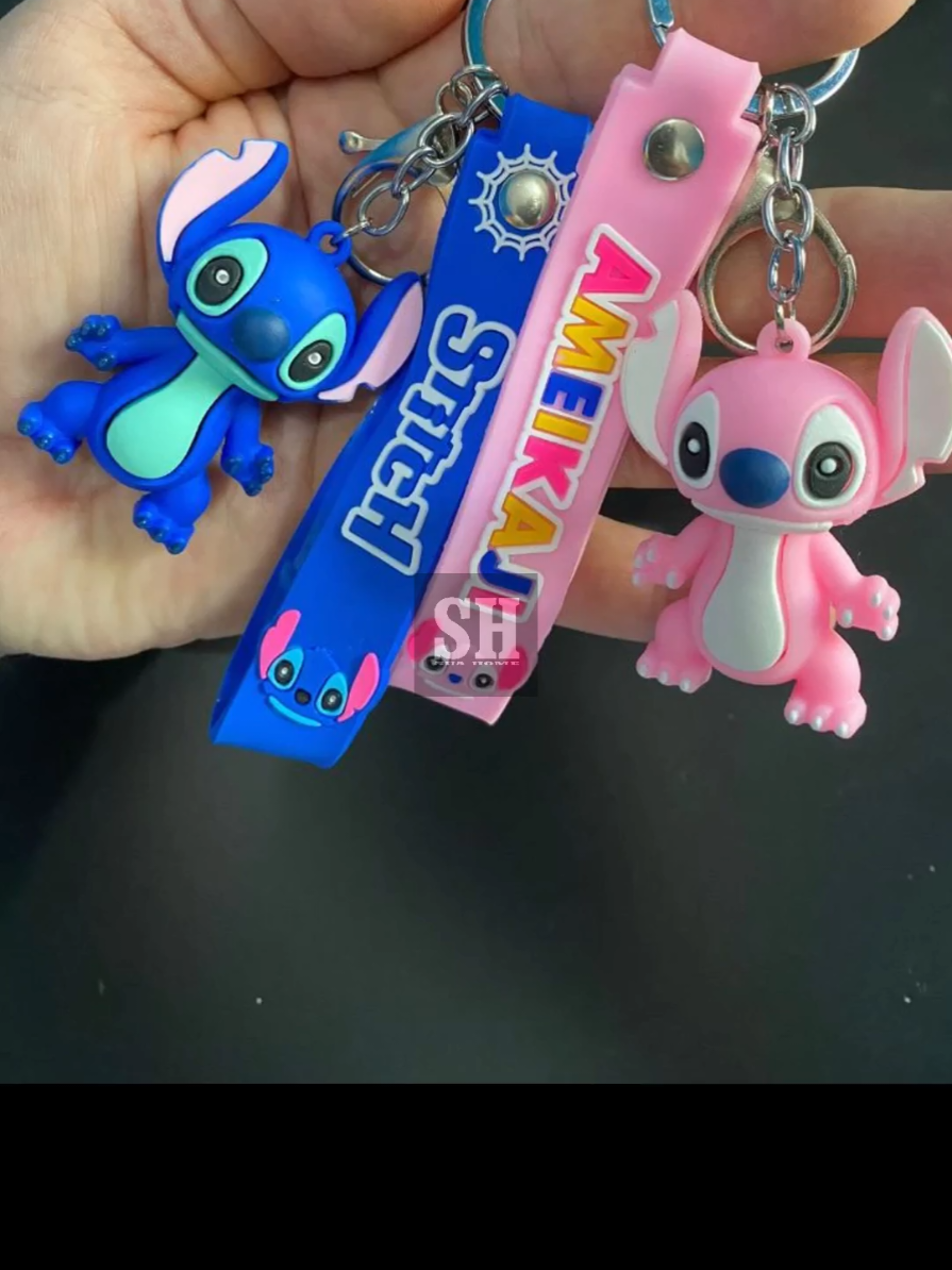 Chaveiro Stitch Angel #pingentes #chaveiros #moda #jovem #utilidades 