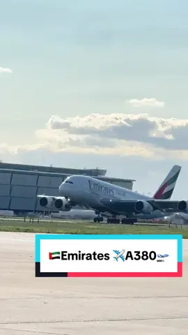 🇦🇪✈️Emirates A380 majestic takeoff from Heathrow Airport ✈️  #emirates #a380 #planespotting #aviation #fyp @Emirates 