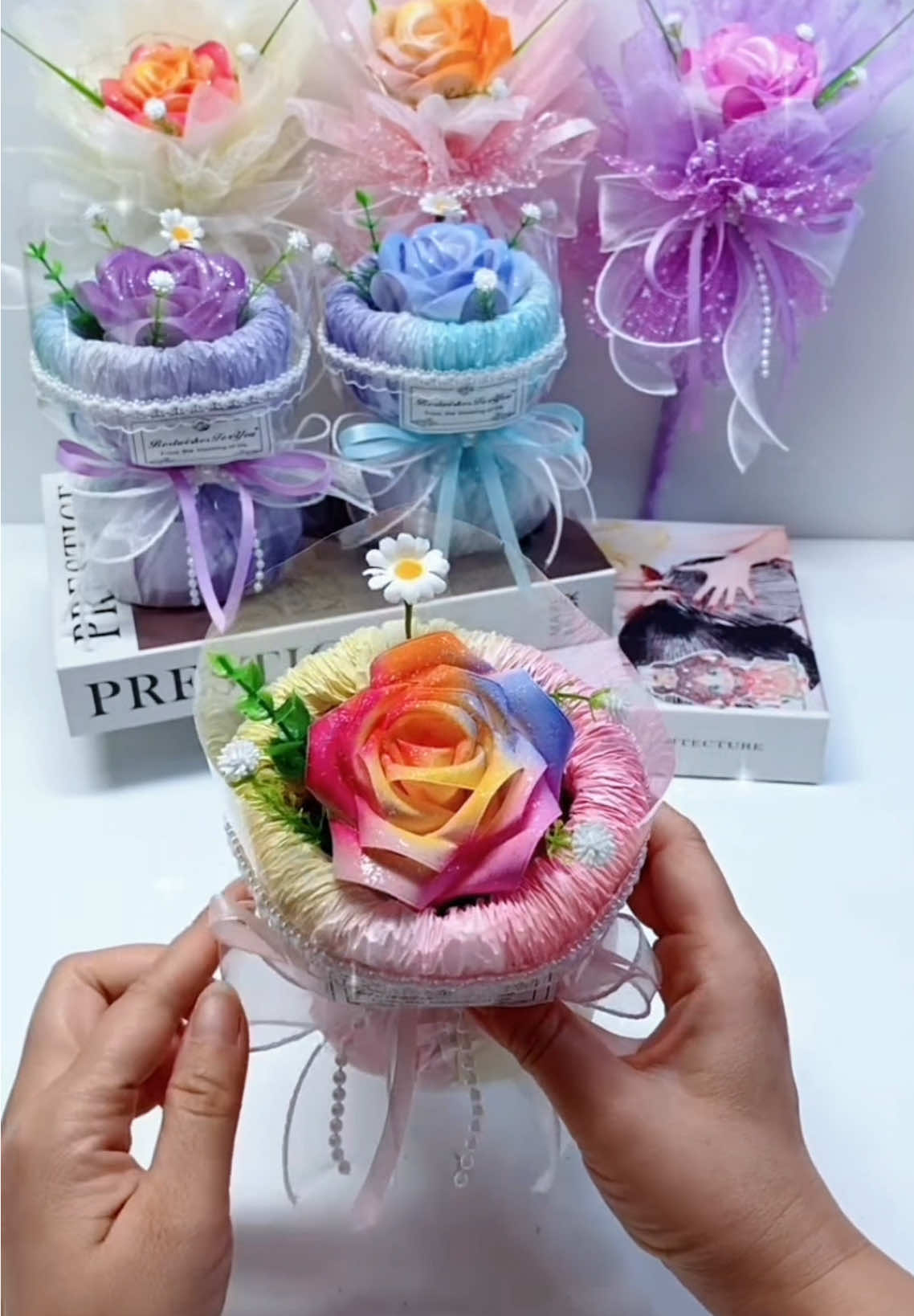 Handmade diy ribbon rose flowers#handmade #handmadegifts #flowers #gift #ribbon   