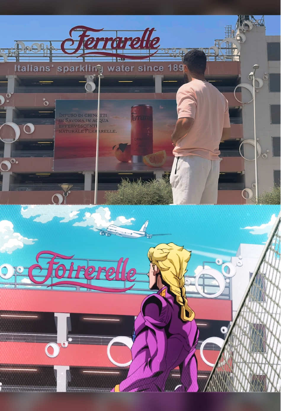 Jojo dans la vraie vie ! 📍🇮🇹 #jojosbizarreadventure #giorno #italy #jojo 