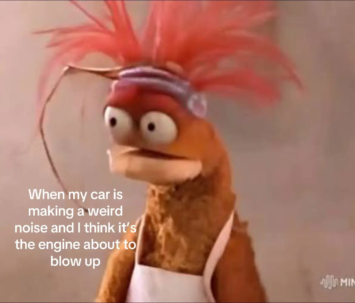 My music was too loud to notice it sounded flat so I only pulled over when it felt reeeeeally weird to drive on🙃