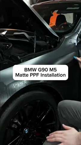 Installing full body Llumar Matte PPF on this BMW G90 M5! 