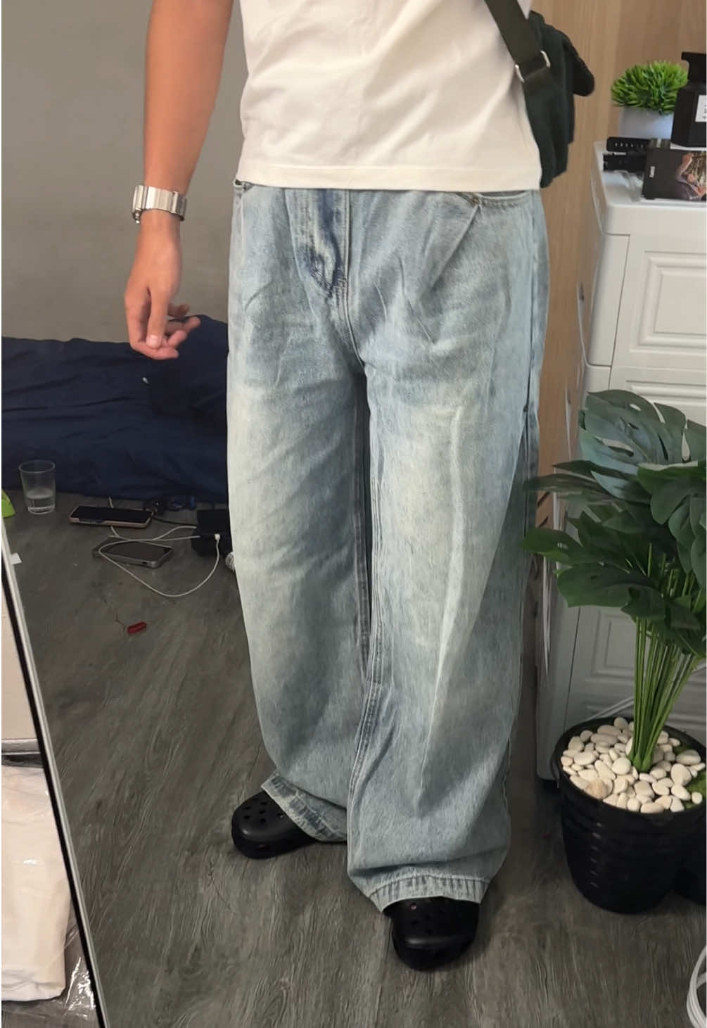 Sumpah kece #baggyjeans #jeansoutfit 