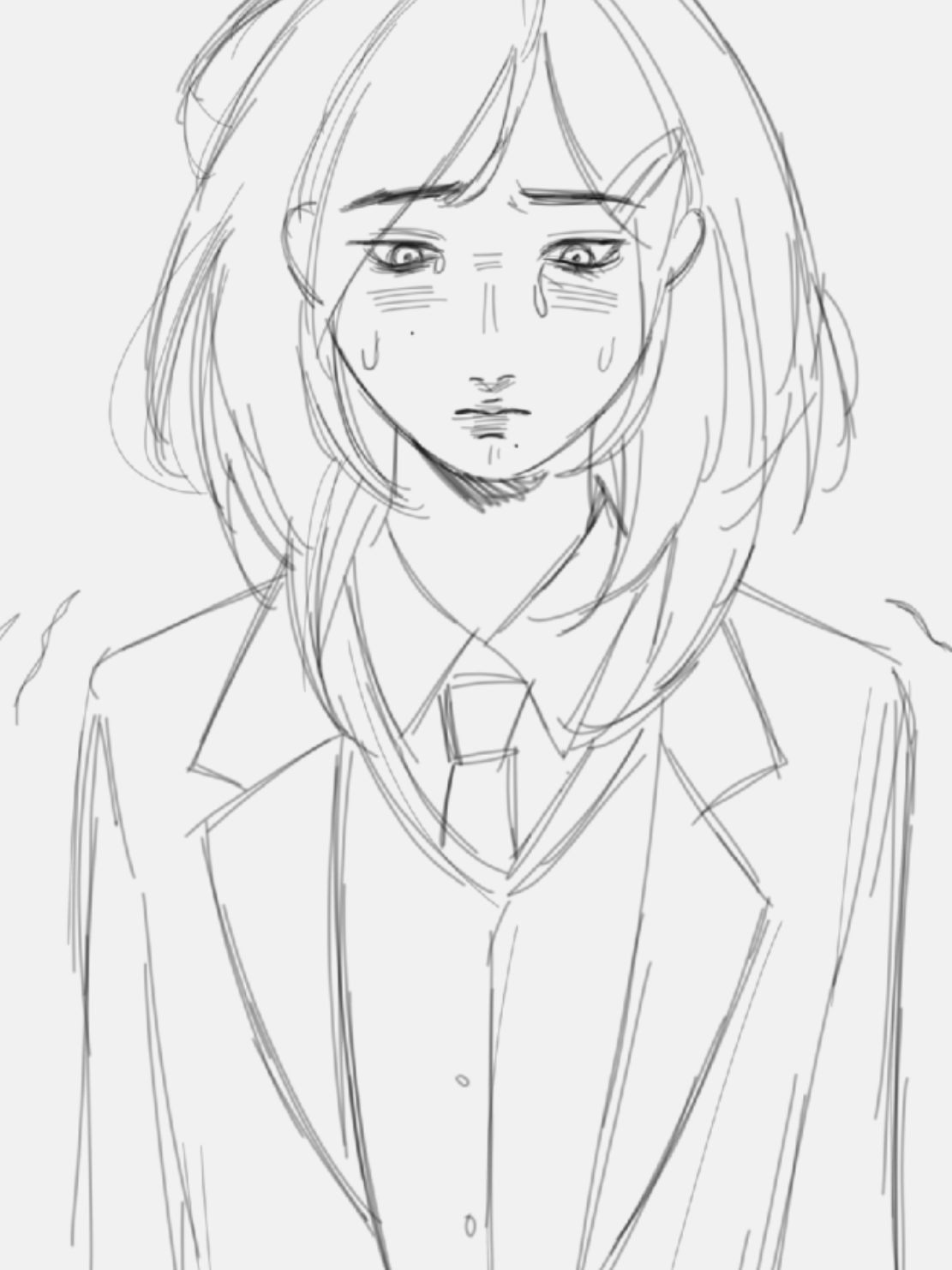 omg kikuo in the big 2025?? anyway, a glimpse of my oc, May's past!! I wanna clear my draft 🐣 for a bit of context: May's been treated like an outcast in her school life. She's canonically pretty, but there's nothing else for her to be proud of in herself. The people around her finding her superficial especially didn't help. May's stressed out, and she never had any friends or anyone to rely on (she had an aunt, but she barely took care of her), that leads to her basic hygiene being unfulfilled, because there was nobody to teach her to begin with. The figure at the end was teachers who pitied her, but she despised being pitied on.. #relatable #fyp #viral #oc #art 