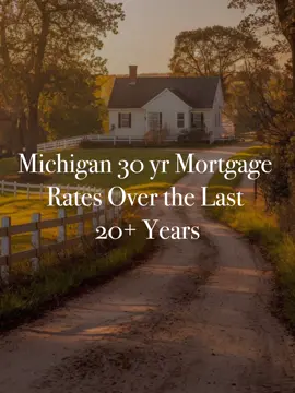 Trying to romatisize Mortgage Rates… One of the most frequent questions we get in real estate is how the mortgage rates are. Believe it or not... they’re not as high as everyone makes them seem! 🎃🍁 Today’s 30 year Mortgage Rate in MI: 6.37% To help put this into perspective, I created a breakdown of average 30-year mortgage rates going all the way back to the 1990’s to show you the changes and how truly consistent (ish) they’ve been!📍 Quick tip: 30 year rates are typically, if not always, higher than 15 year rates due to 15 year mortgages being a lesser risk to lenders, shorter term, less interest paid, and allows you to gain equity quicker.  All things considered - and given everything the US economy has gone through over the years - mortgage rates really aren’t as bad as they might seem at first glance.  Hoping this gives you a helpful perspective!🧡💛🧡                                          #freerealestateinfo #followformore #mortgagerates #30yearmortgage #michiganrealestate  