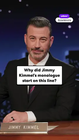 The opening line of Jimmy Kimmel’s monologue — “As I was saying before I was interrupted” — wasn’t random. It was a reference to a controversy from “The Tonight Show” decades ago. #JimmyKimmel #comedy #History #tonightshow #entertainment #news