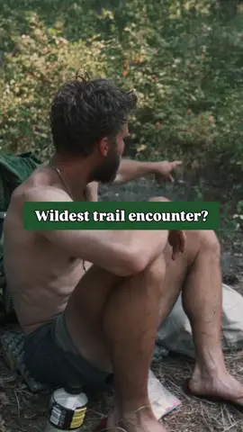 What's your craziest wildlife encounter while on the trails? 😳 #wildlife #trails #nature #rattlesnake #thruhiking