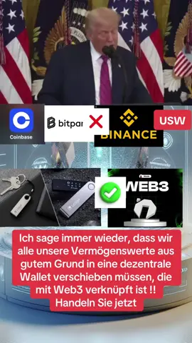 Ich sage immer wieder, dass wir alle unsere Vermögenswerte aus gutem Grund in eine dezentrale Wallet verschieben müssen, die mit Web3 verknüpft ist !! Handeln Sie jetzt#xrp#web3#skyrocket  