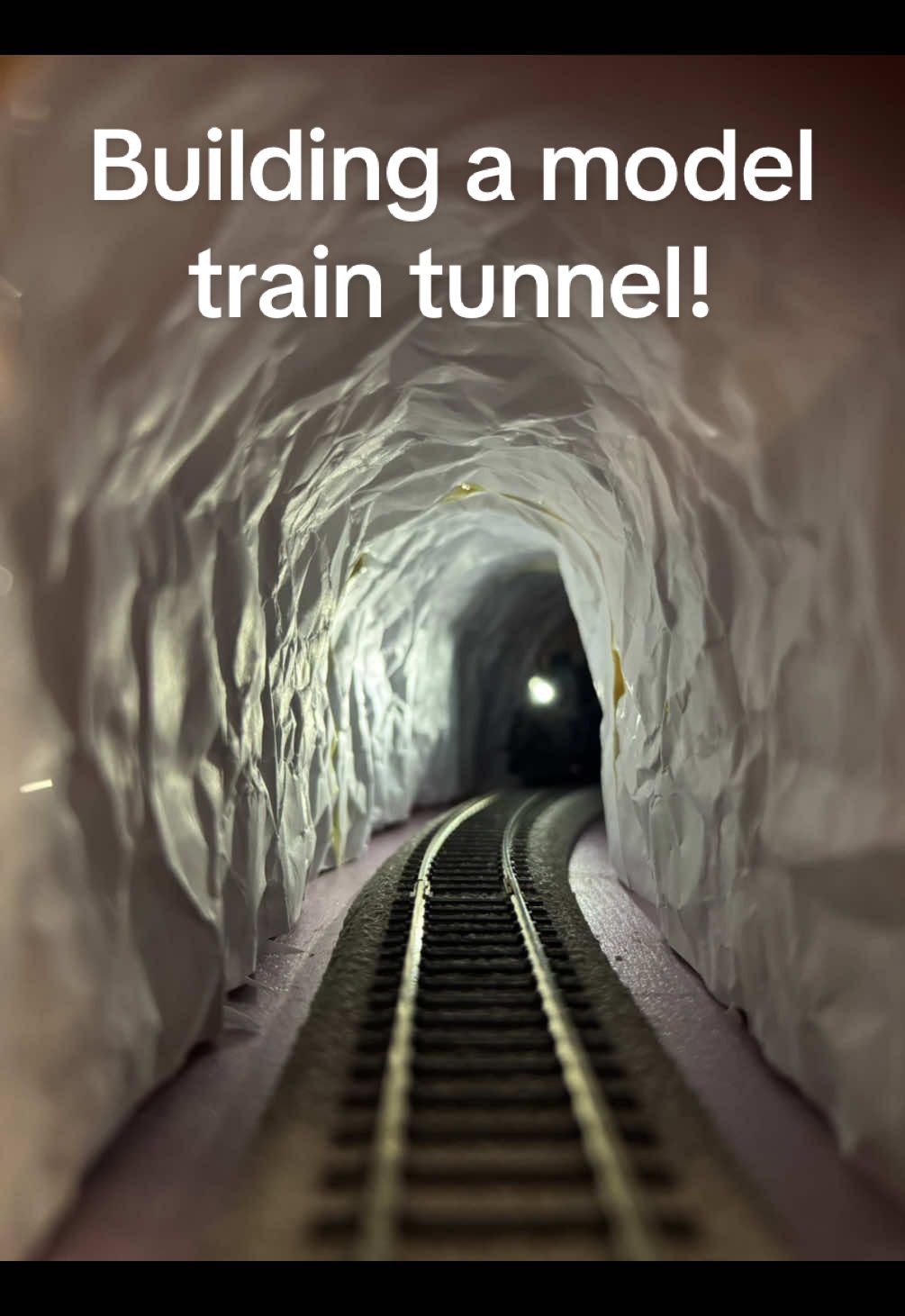 Last night was spent starting the details for the interior of this tunnel. This tunnel will be going through a large mountain on my Christmas model railroad display I’m building for my son. I will do another coat of plaster on the inside of the tunnel tonight, and I can start painting the rock. Stay tuned!  #ModelRailroad #ModelTrain #awesome  #FamilyTraditions #ChristmasDecor #Christmas2025