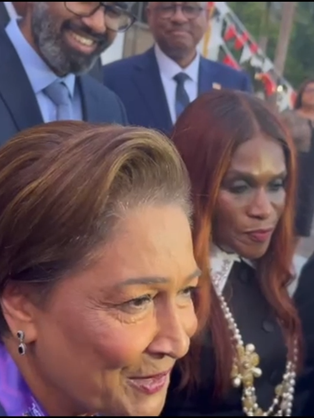 PM Kamla Persad-Bissessar endorses Minister Jearlean John and discusses Budget prep. Video: Alicia Chamely @jearleanjohnofficial @phillipwattsofficial @uncandproud @uncofficialtiktok #kamlapersadbissessar #endorsement #actingprimeminister #jearleanjohn #budget2025