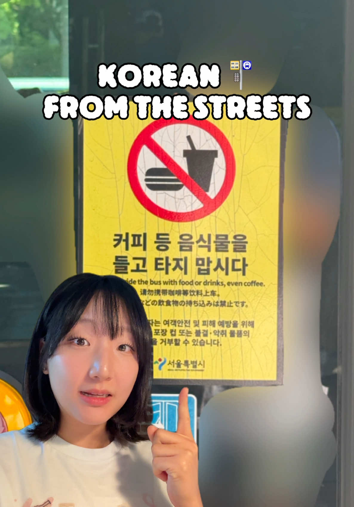 Ever seen this sign on a Korean bus or subway? 🚍   It says “들고 타지 맙시다” — but what does it mean? Let’s break down the grammar and vocabulary behind this real-life Korean phrase 👇 📌 Learn more with Korean Owl Academy 🦉   📍 Join my course: [website/BLAB link] #learnkorean #koreanlanguage #koreansigns #koreangrammar #koreantips #koreatravelguide #koreatrip 