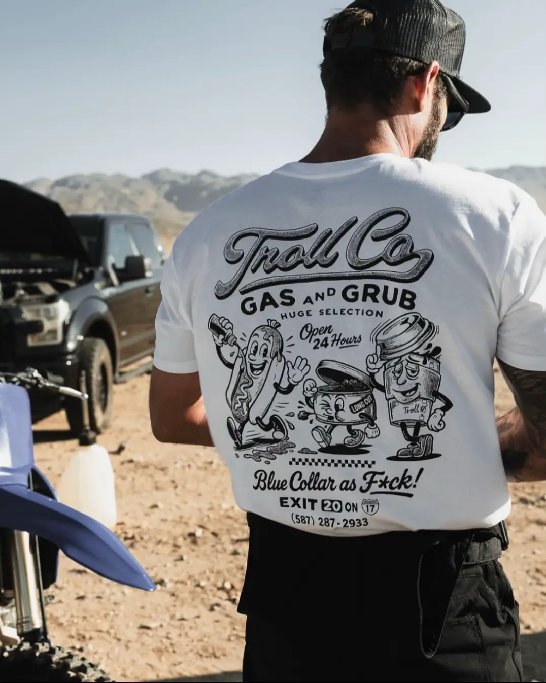 Grease on the hands, gas in the tank, and grit in the soul. This drop’s for the ones who’d rather chase motors than meetings. 🛞🤘  #HitTheGas #DeathBeforeCubicles #SupportBlueCollar #DirtyHandsCleanMoney 