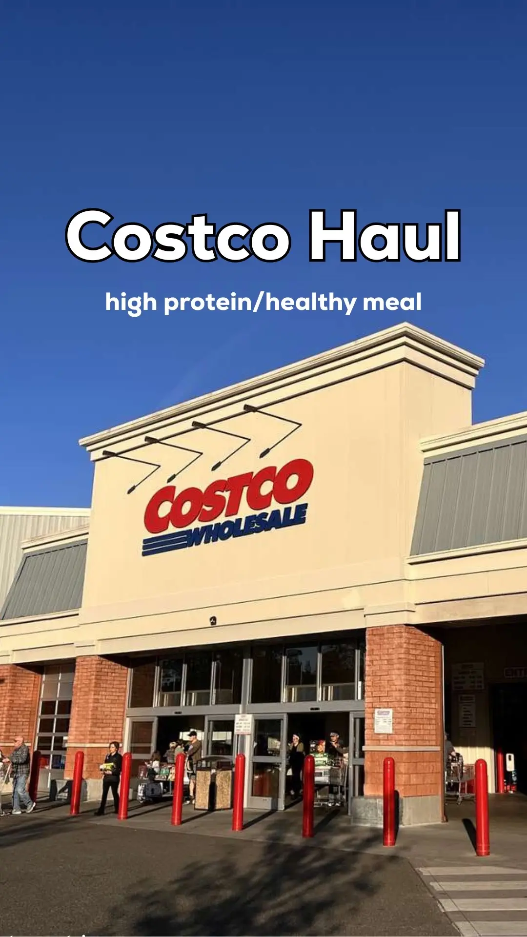 high protein/ healthy snacks Costco grocery haul! These are my must haves for my quick & easy lazy protein meals! Semi budget friendly Costco finds #costcofinds #highprotein #costcohaul #healthyfood #protein 