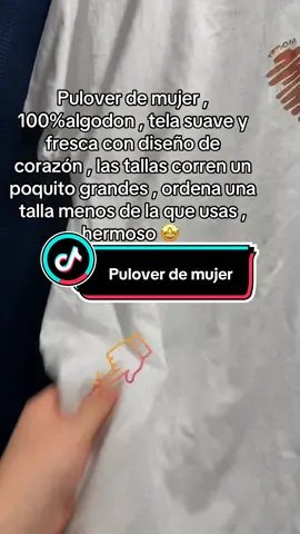Pulover de mujer #pulover #algodon #blanco #fyp #fypシ 