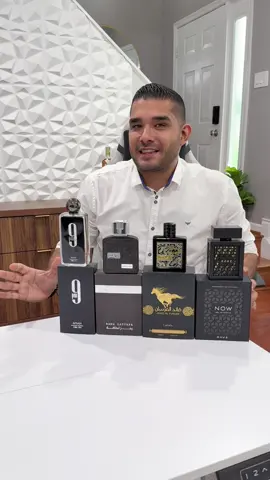 Set de 4 perfumes árabes, aromas intensos y elegantes. #perfumes #arabicPerfume #fragancias #tiktokshoprestock #tiktokshopcreatorpicks 