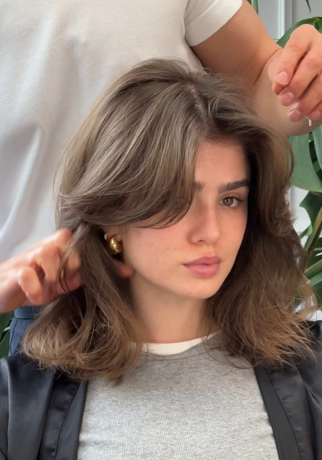 When Hair Speaks 🫠✨ #haircut #trend #hairvideos #milan 