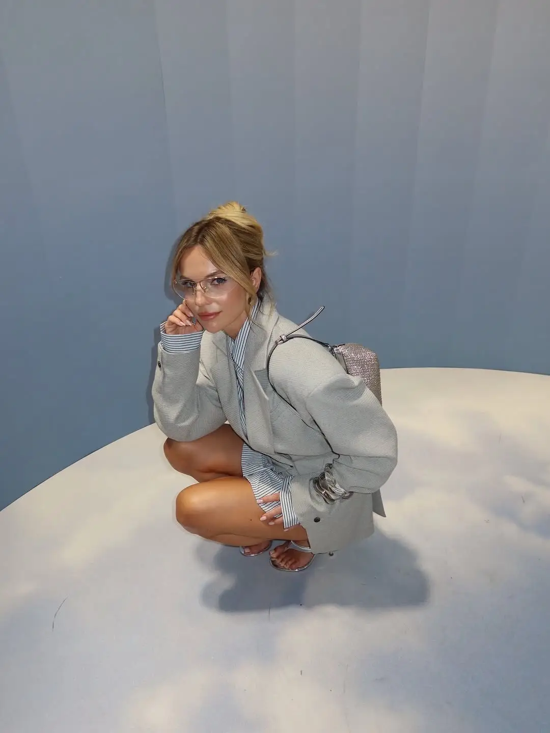 Checking the new Intimissimi collection: On Cloud Nine ☁️ @Intimissimi  #nyc #intimissimi #nyfw 