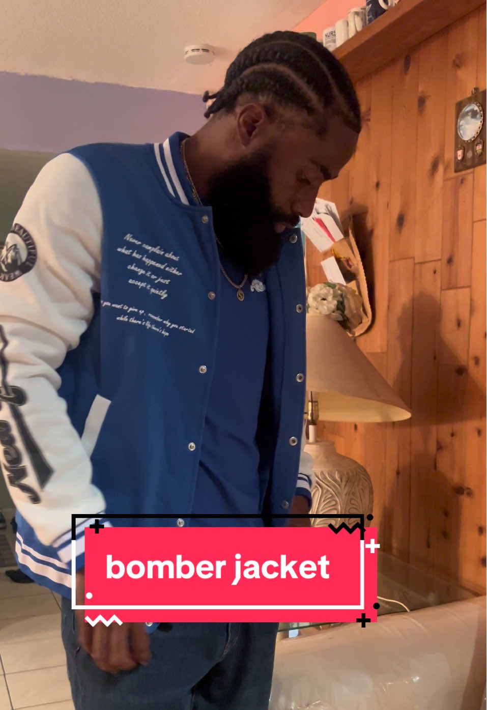 Baseball bomber jacket