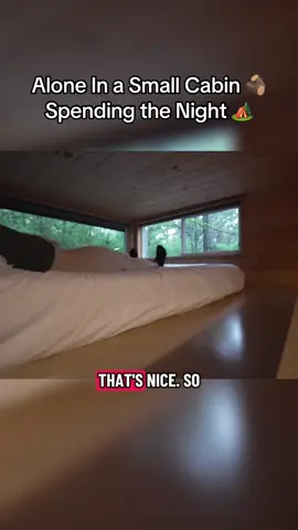 Small Cabin Tonight! Its been a LONG drive 😩 #traveltiktok #vanlife #camping #mtvkay #fyp 