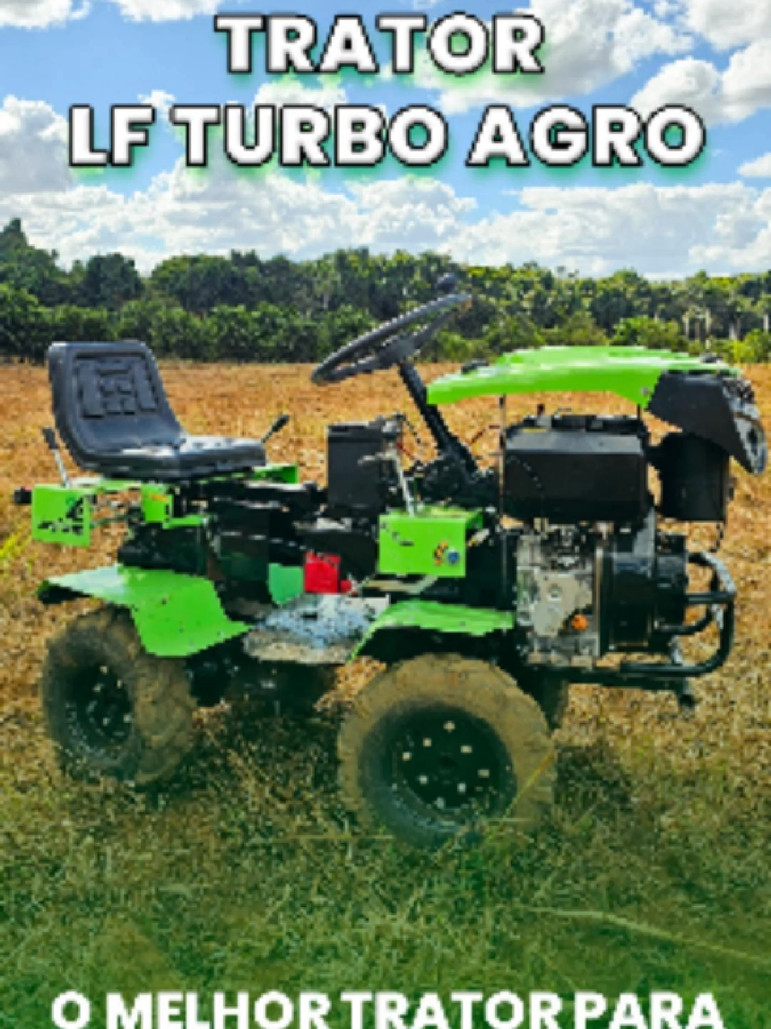 Força, eficiência e economia no campo.  Com o Microtrator LF Turbo Agro você tem tudo isso, compatível com muitos implementos para preparo do solo, roçagem, plantio e transporte.  #microtrator #tratorista  #maquinasagricolas #motocultivador #plantio #agriculturafamiliar