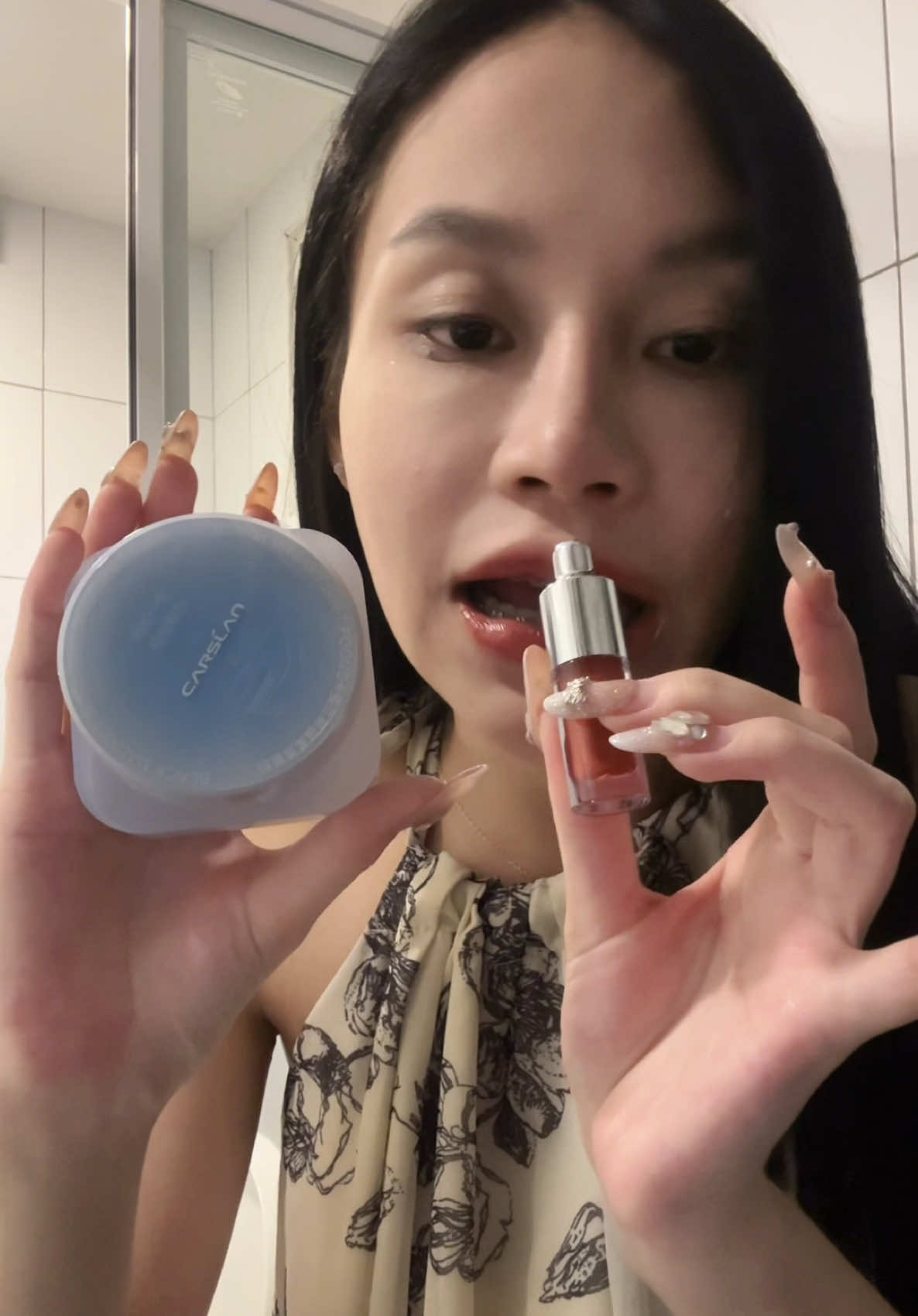 แป้งฝุ่นเย็นคุมมันระหว่างวัน ใช้ดีมาก🛍️🫧#ไอซ์ดาร์ก🖤⚙️ 