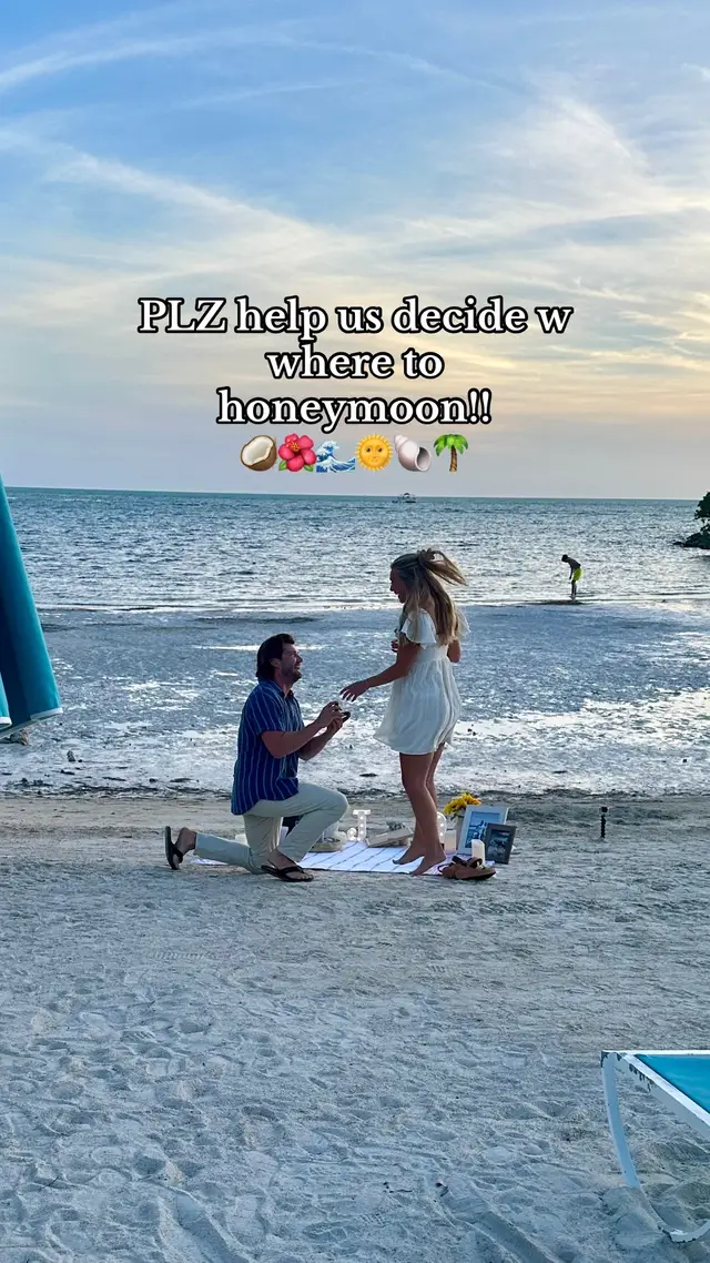Help us with places to honeymoon! We would love to experience something new, but also love surfing, sunshine, the ocean, and adventures 🩵🥥🌺 August 2026!!! #honeymoon #honeymoontrip #honeymoondestination #honeymoonideas #2026wedding 