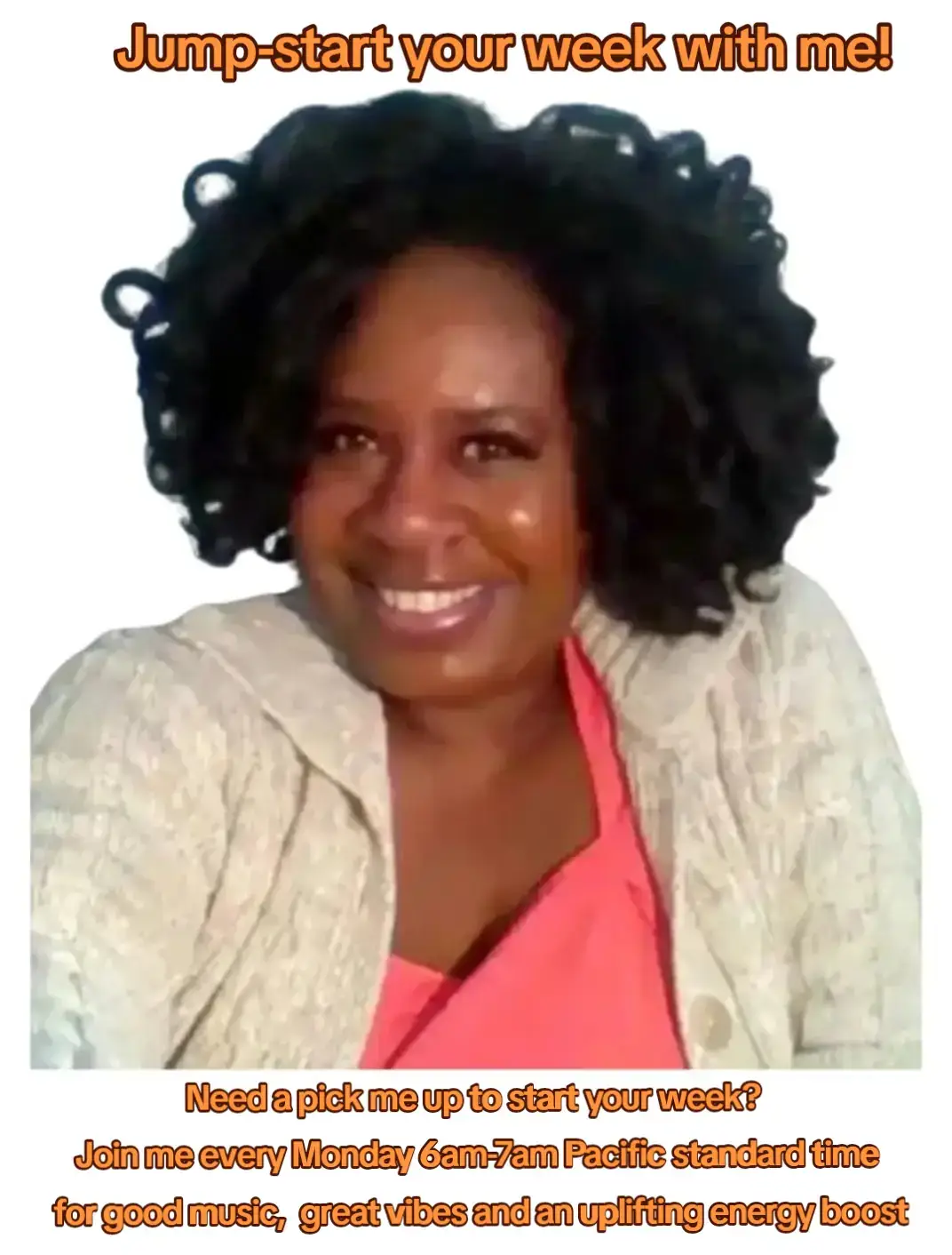 Monday is the hardest day for some people because it's the first day of a new week. If you need a 'hype me up coach', I got you! I'll be resuming my early morning jump starts the day after my birthday this year. join me for good music, positive affirmations, a quick work out to get the blood flowing, and all around great vibes. please bare with me as it's been over a year since I've done my regular jump starts and it may take some time to get grounded and to get back in the swing of things. I'm going to revamp the structure for the jump starts and bring some exciting new activities to my platform all feedback is welcome! Everyone is welcome. lets have fun and encourage one another