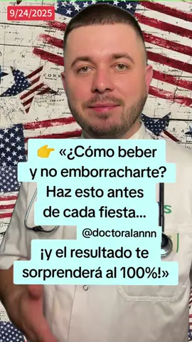 👉 ¿Quieres beber sin emborracharte y sin resaca mortal? Este truco natural antes de la fiesta te cambia la vida 🔥 Pruébalo y cuéntame en comentarios 👇 #Salud #alkohol #familia #party #partytime