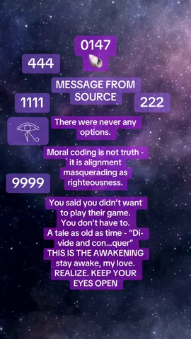It used your “self” against you. #ageofaquarius #egregore #messagesfromtheuniverse 
