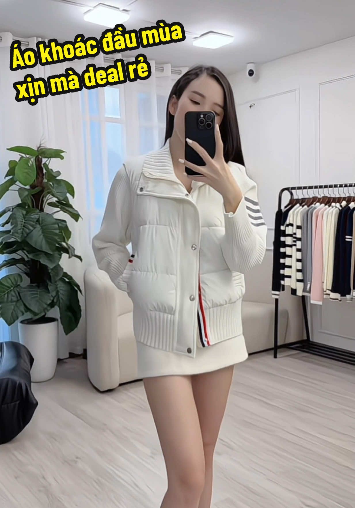 Áo khoác đầu mùa xịn mà hôm nay deal rẻ quá #livehighlights #tiktokviral #thoitrangnu #huonghihi141 