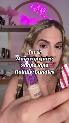 Restock on your @tarte cosmetics shape tape concealer and get limited edition Maracuja juicy lip for FREE!! #tartecosmetics #tarte #tartemaracujajuicylip #tarteshapetape #giftguide 