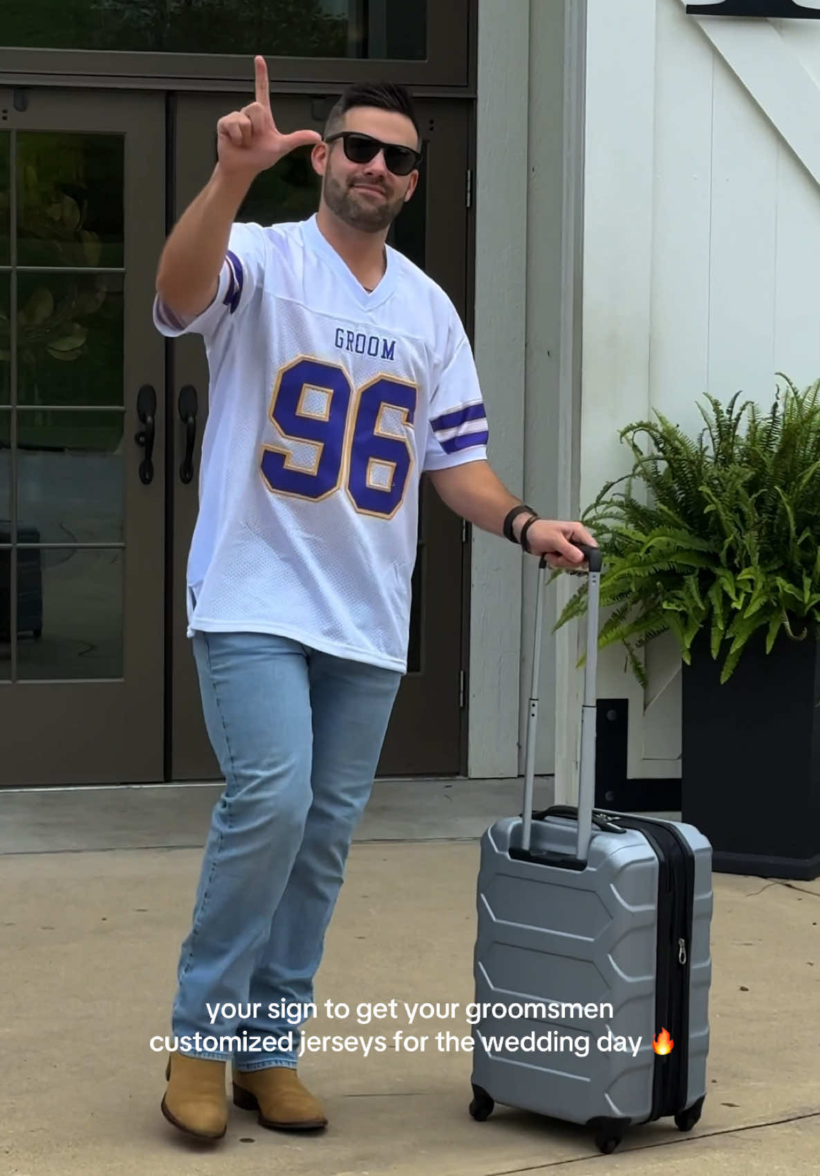 they like to feel special too 🤣  #groomsmen #groom #wedding #weddingday #weddinginspo #football #nfl #fyp @boardingpasscontent 