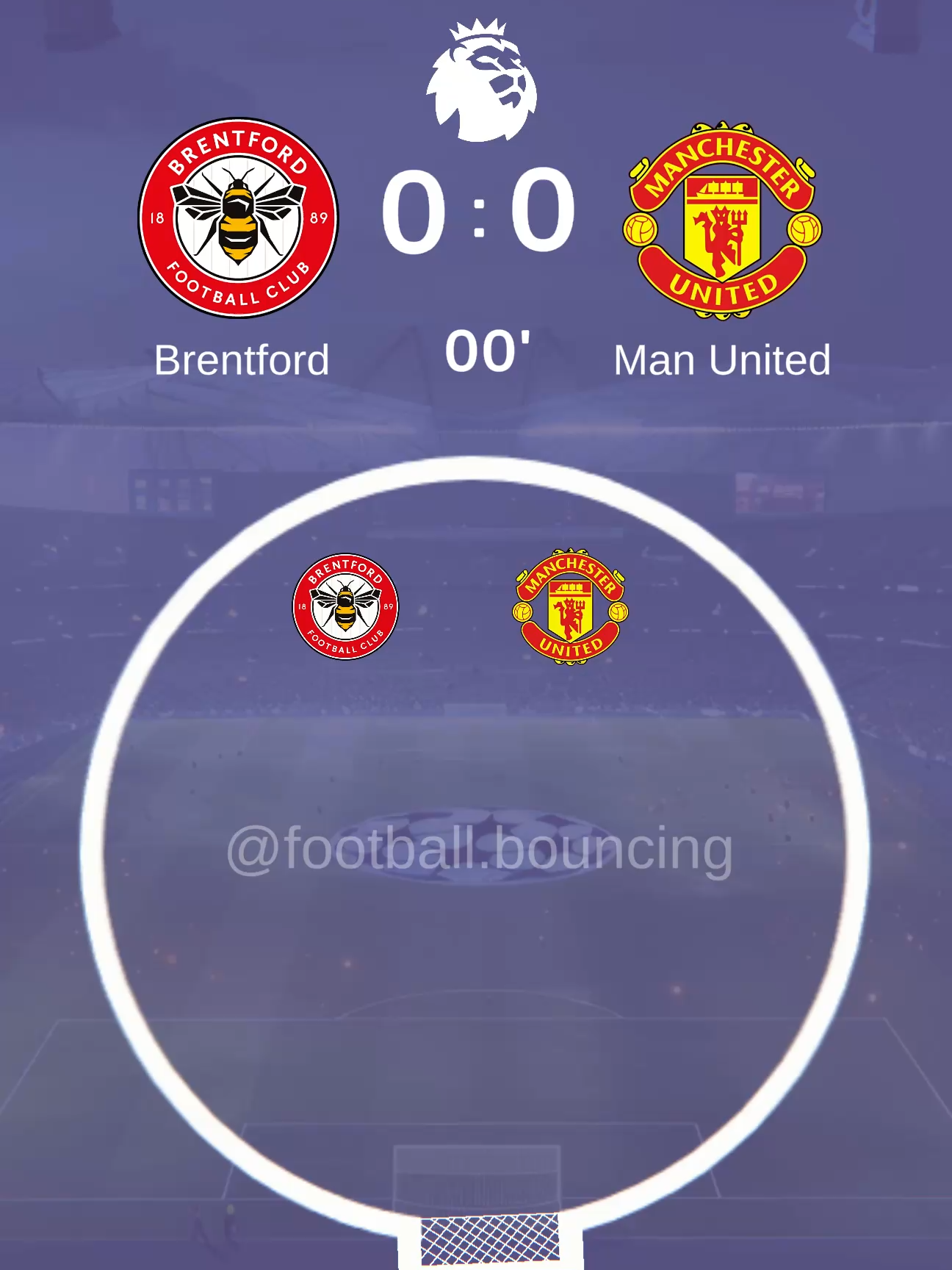 Brentford vs Manchester United 🏴󠁧󠁢󠁥󠁮󠁧󠁿 #PremierLeague #brentford #brentfordfc #manunited #mufc