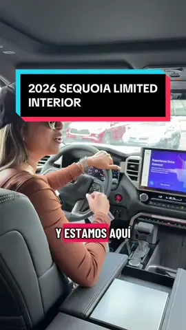 Un review al interior de la Toyota Sequoia Limited con el paquete TRD Off Road 🦍🚀 #toyota #sequoia #cars #review #familycar @Toyota USA 