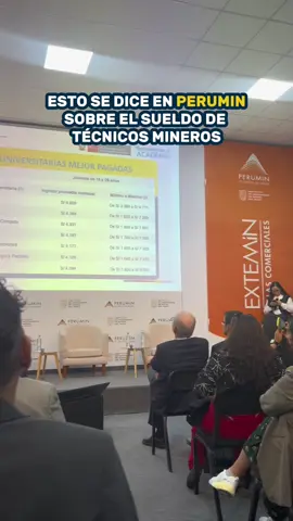 Esto se dice en #perumin sobre el sueldo de técnicos mineros.🤓👷 #mineria #carreras #educacion #oportunidades