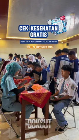 Ga cuma mesin aja yg butuh dicek rutin, badan kita juga butuh banget dongg💡 Terimakasih Puskesmas Temanggung sudah memfasilitasi Cek Kesehatan Gratis (CKG) di Doksut 🙌🏼 Kamu udah ikutan program CKG belum ni ? 👀 #lifeatDoksut #doksut32 #doksutyahud #ckg 