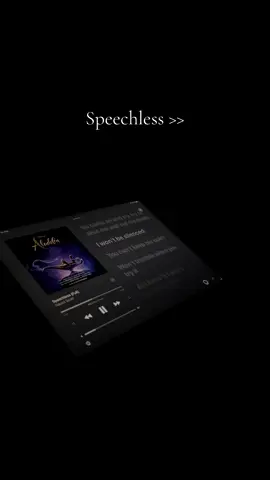 Speechless -Naomi Scott #disney #alladin #songs 